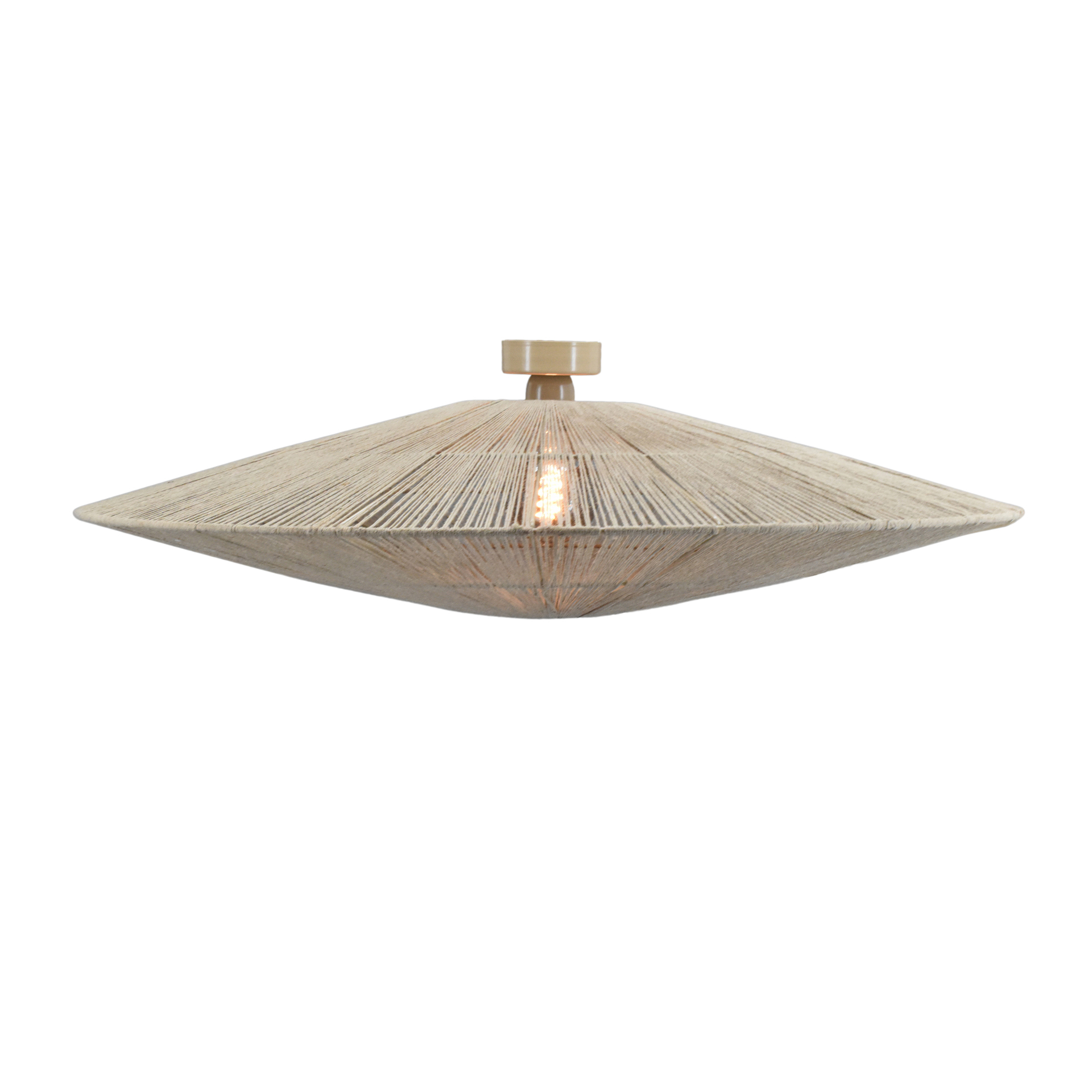 Wand / plafondlamp Owen naturel XL