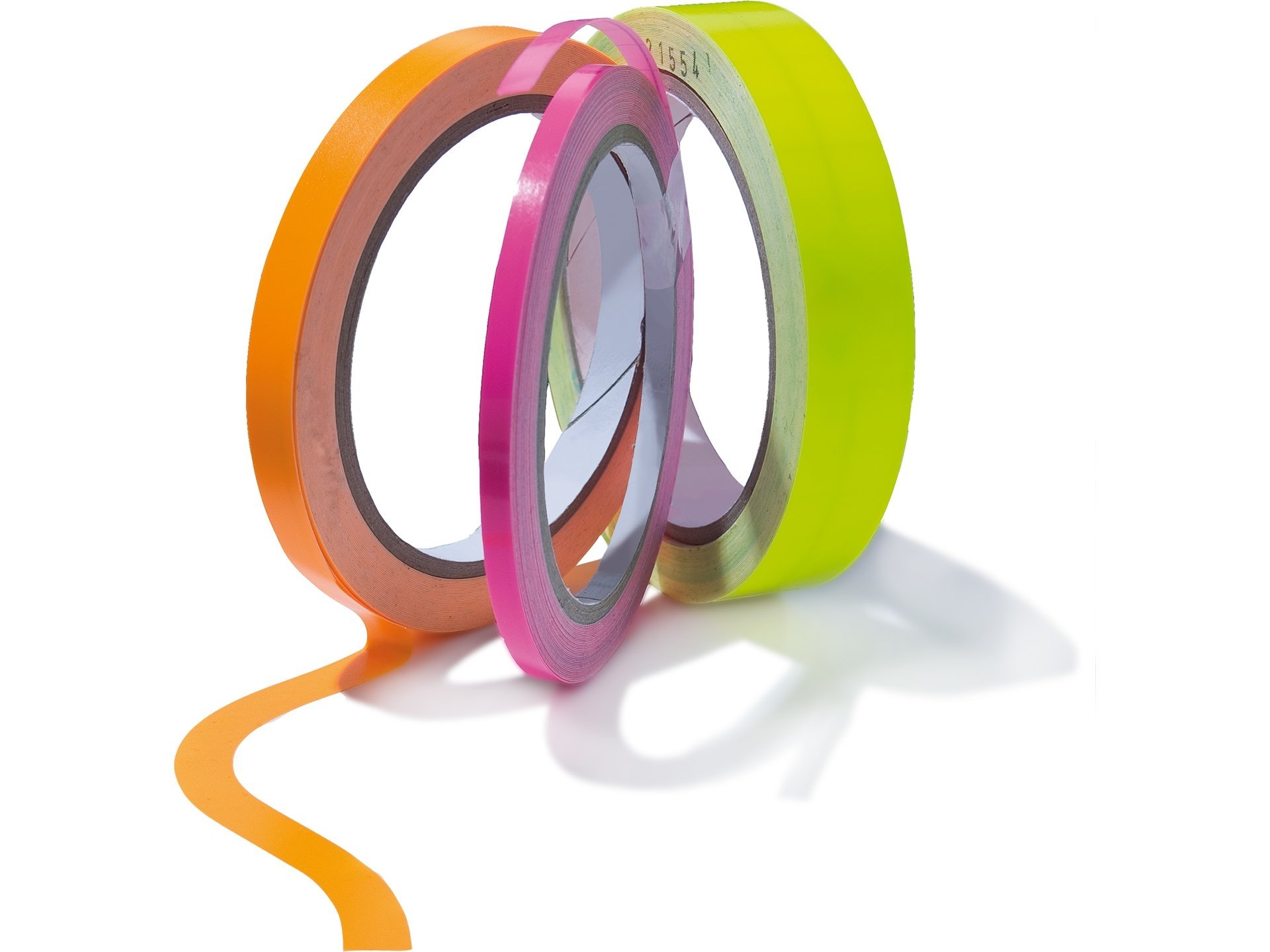 Farbiges Klebeband neonfarben, glänzend