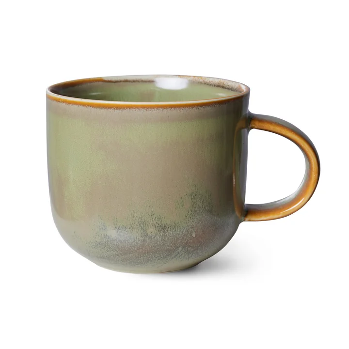 HKliving - Chef Ceramics Becher, 320 ml, moss green