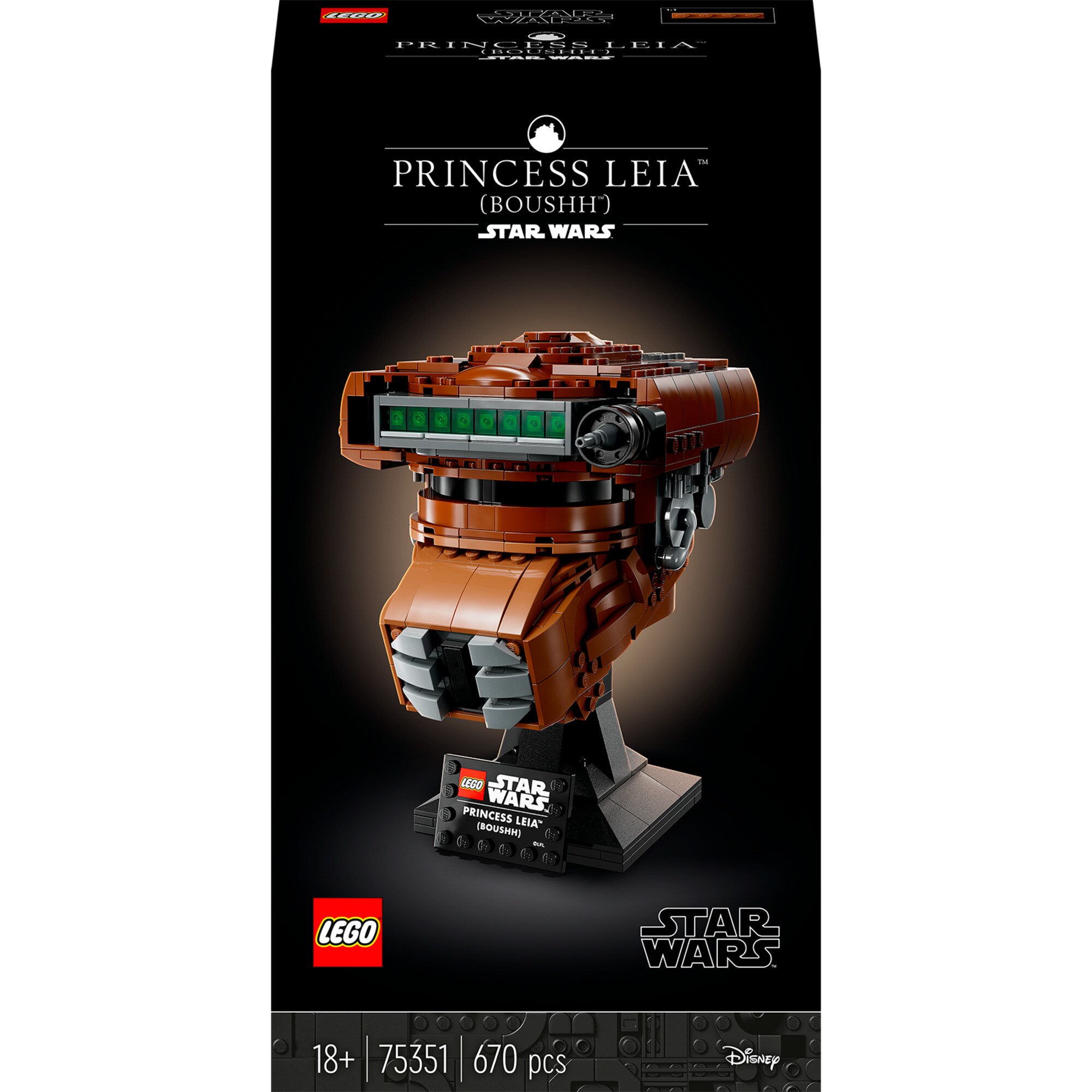 LEGO Konstruktionsspielzeug Star Wars Prinzessin Leia (Boushh) Helm