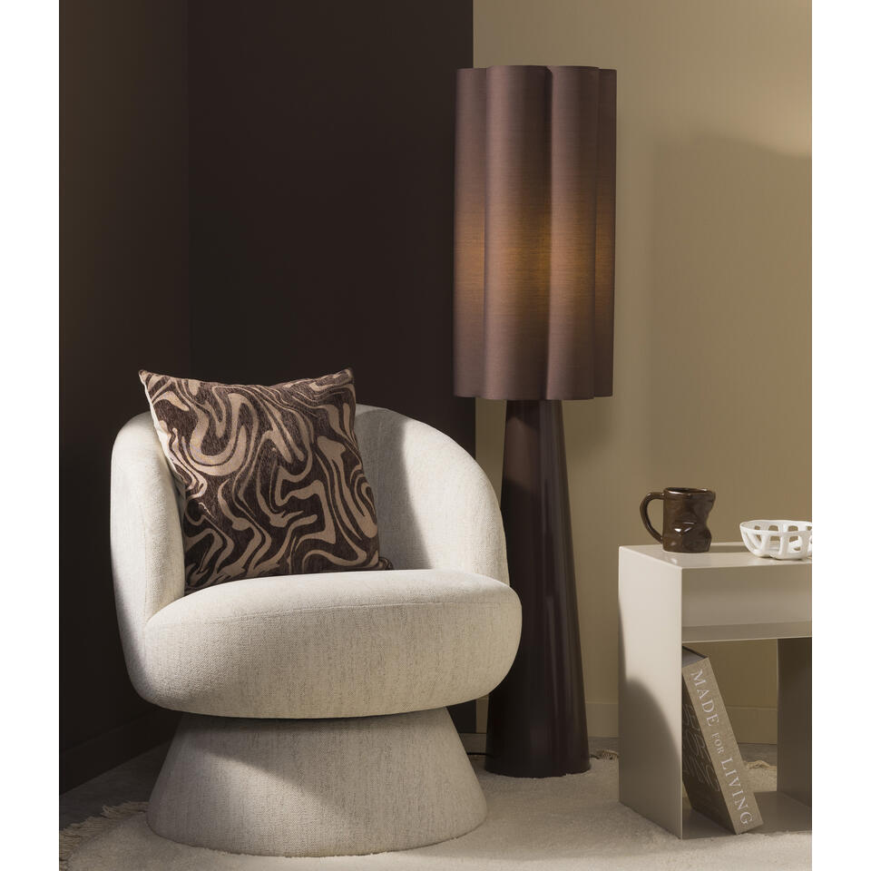 Vloerlamp Pandia Bruin