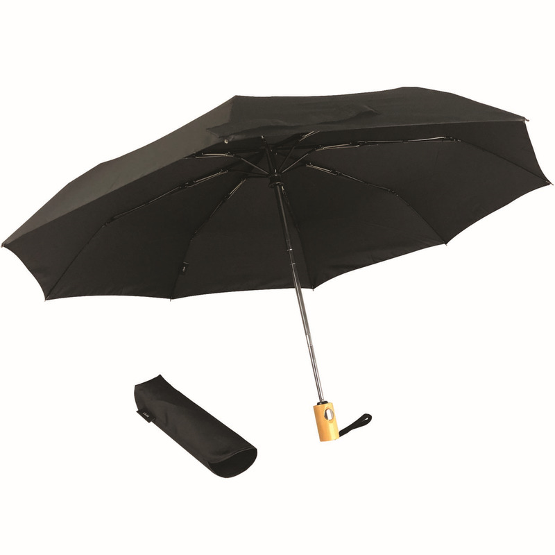 Treeck Regenschirm klein, schwarz