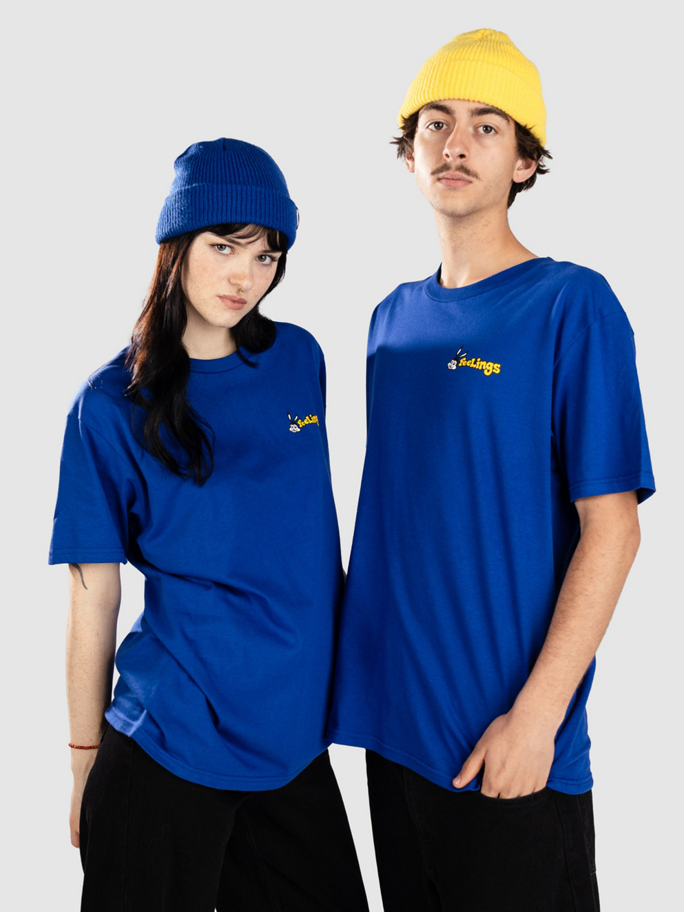 And Feelings Rabbit T-Shirt electric blue