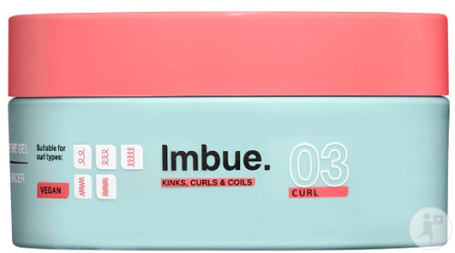 Imbue Crème Gel Pour Renforcer Les Cheveux Bouclés Végan Pot 200ml