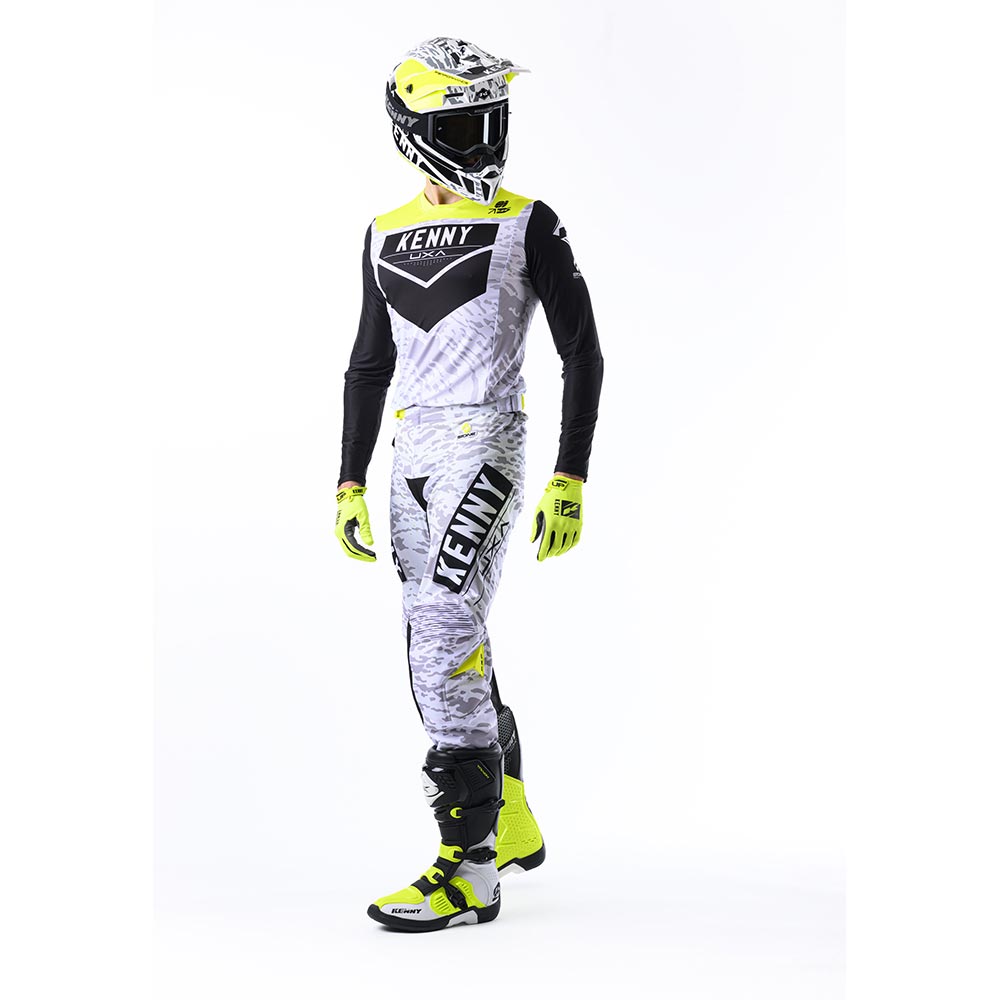 Kenny - Pantalon Performance Stone Blanc / Noir / Jaune
