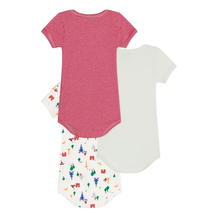 Petit Bateau Lot 3 Bodies Paris | Blanc