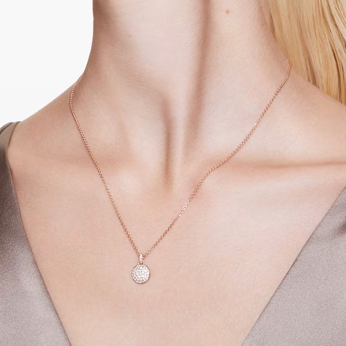 Collier Swarovski Meteora rosé