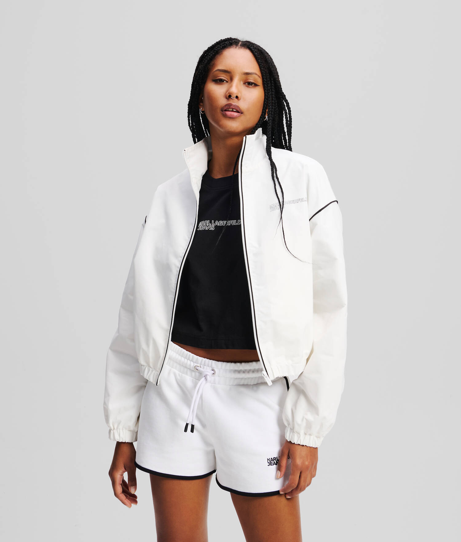 VESTE ZIPPÉE - Blanc