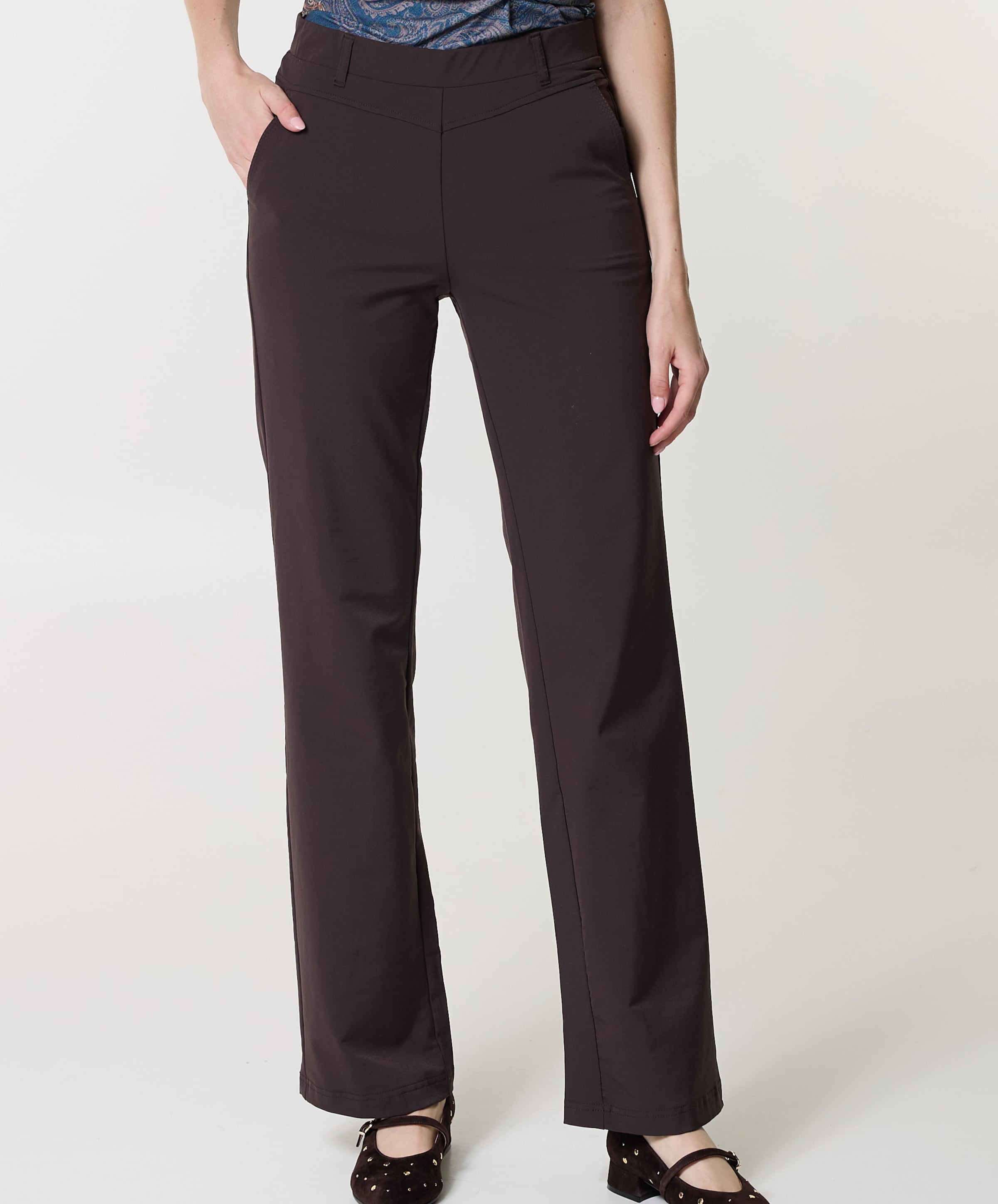 Dreamstar recht TRAVEL dames broek bruin