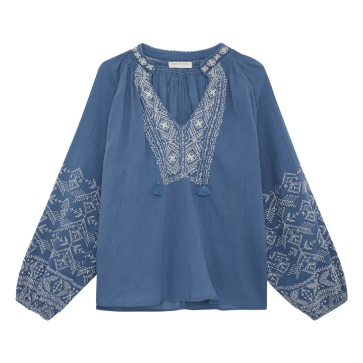 Maison Hotel Blouse Sandrine | Bleu