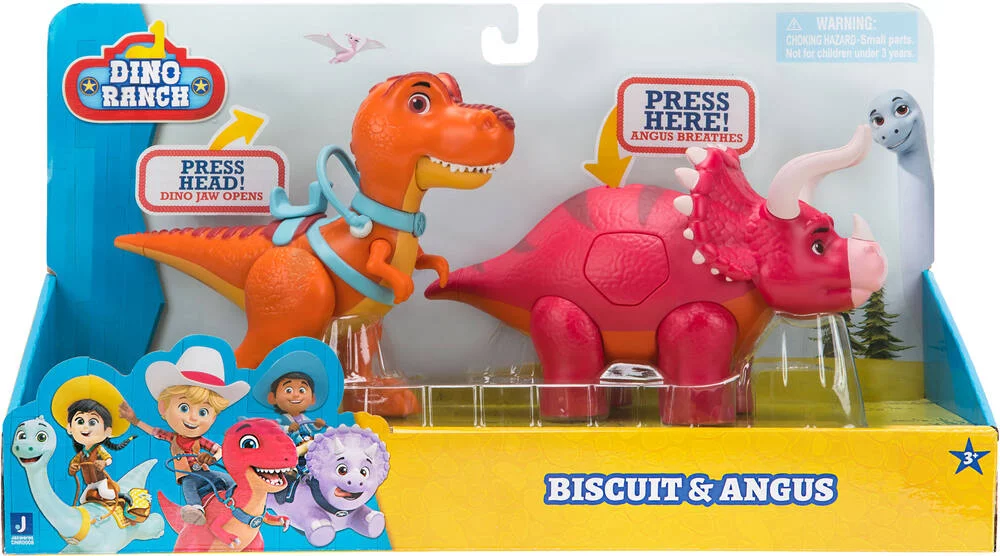 DINO RANCH DELUXE  - 2 FIGURINES