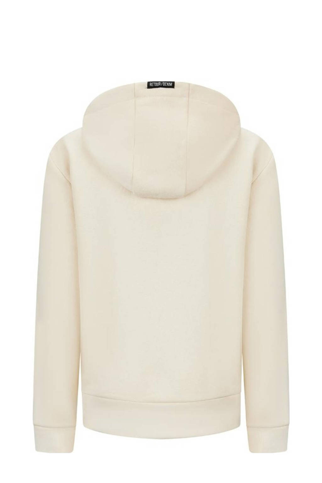 Retour Jeans hoodie Dani met printopdruk beige