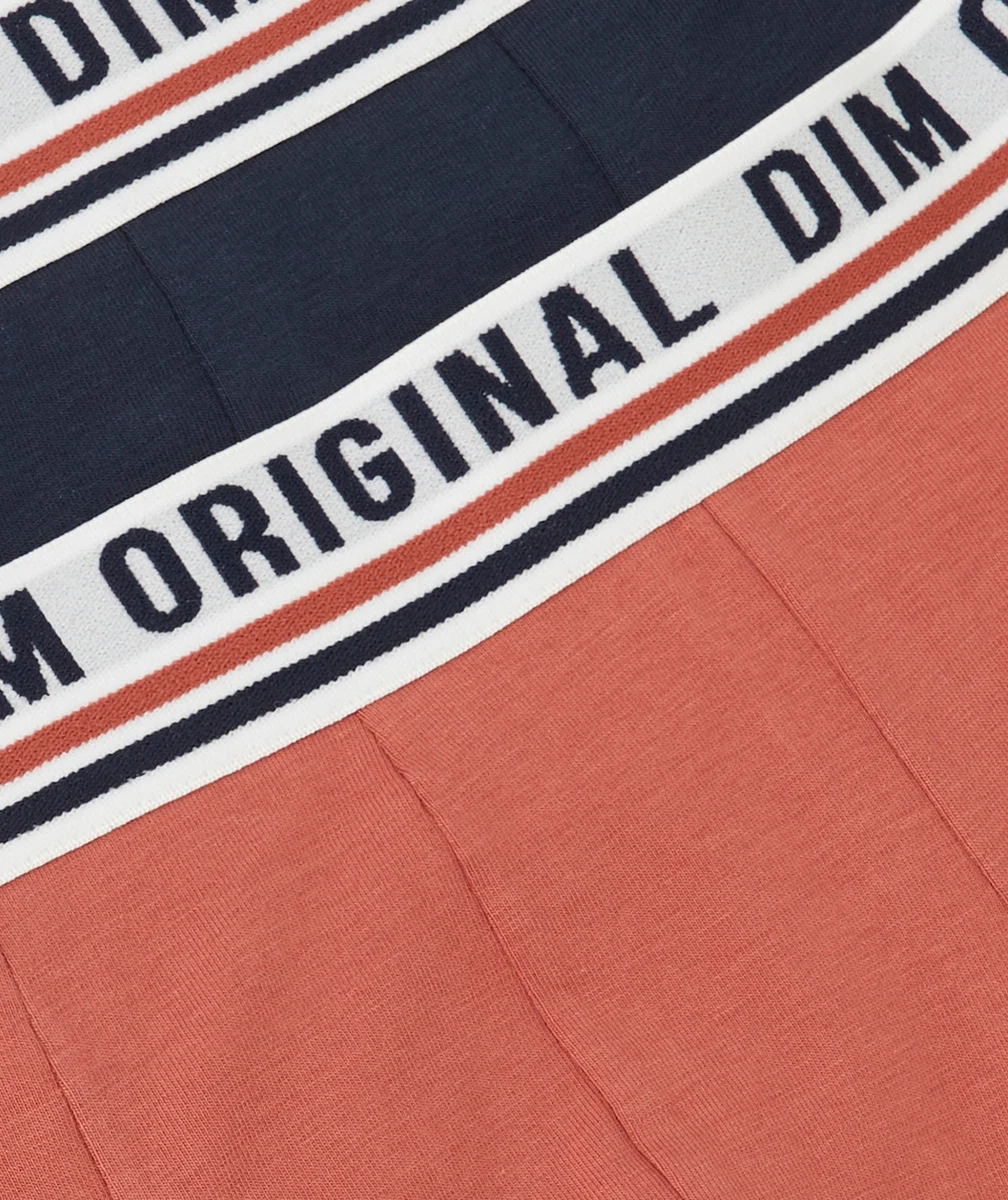 DIMLOT DE 2 BOXERS ORIGINALS BLEU ET ROUGE