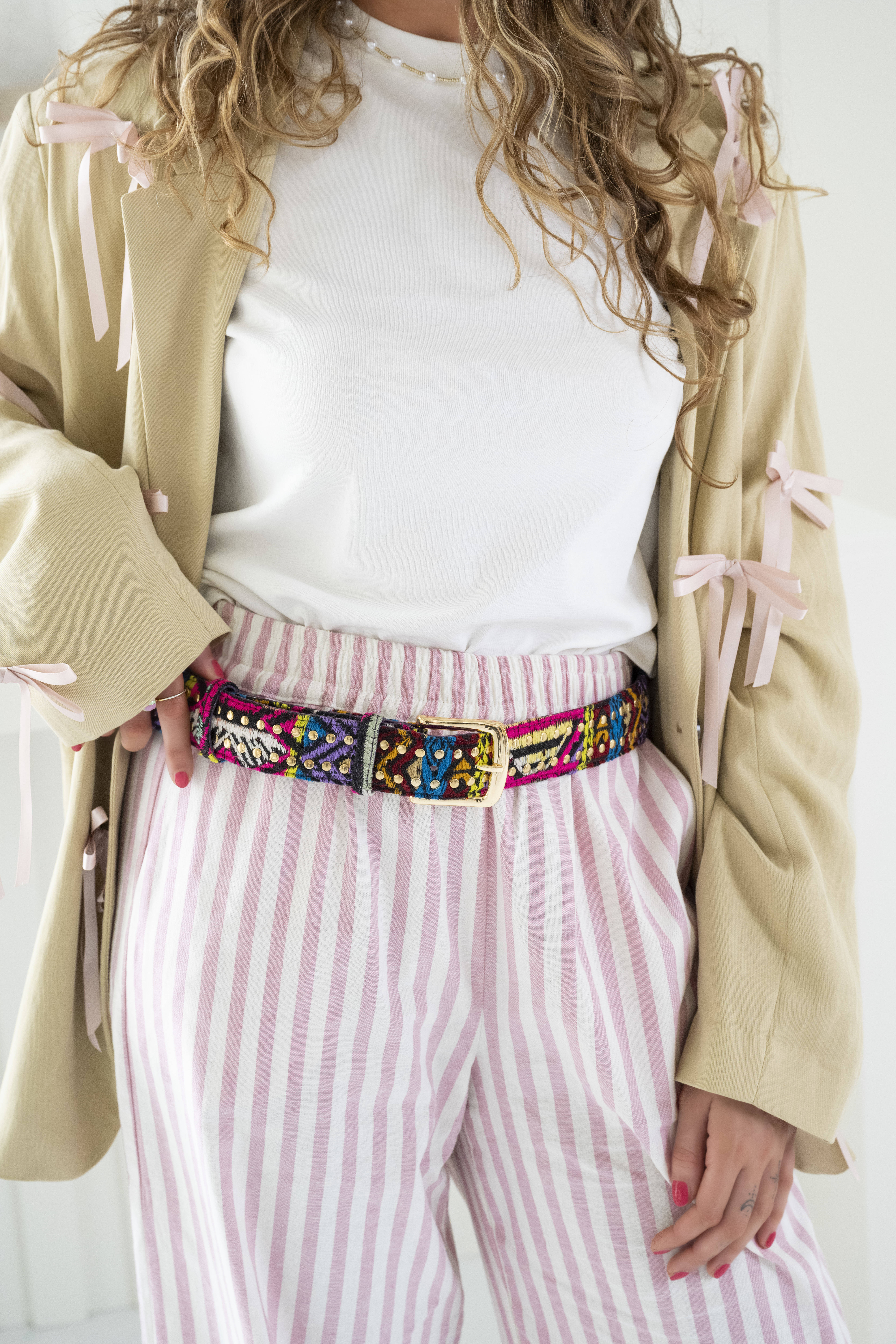 DWRS riem met studs Alexandria multi