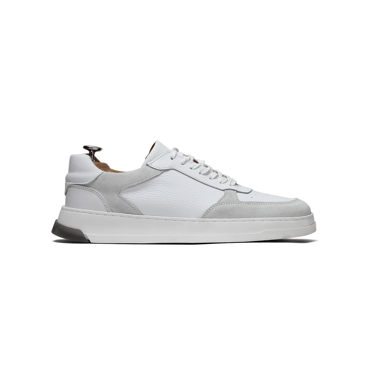 Dutone-Sneakers / Basket en cuir blanc