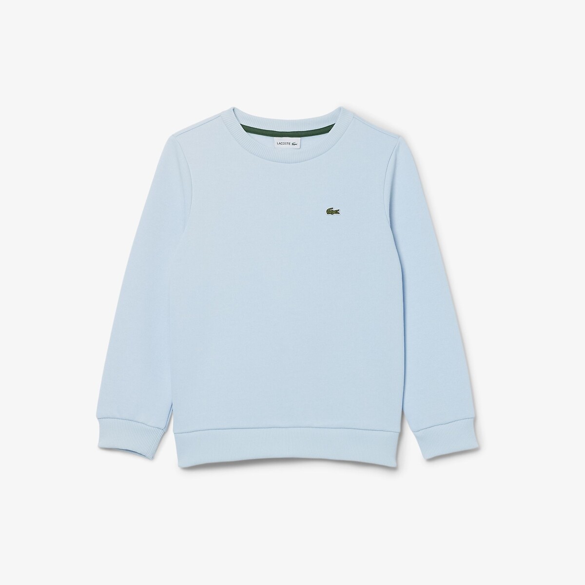 LACOSTE<br>Suéter liso com gola redonda