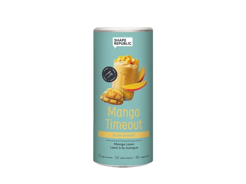 Shape Republic Slim Shake Mango Lassi 420 g Mahlzeitenersatz mit Süssungsmitteln Mango Lassi