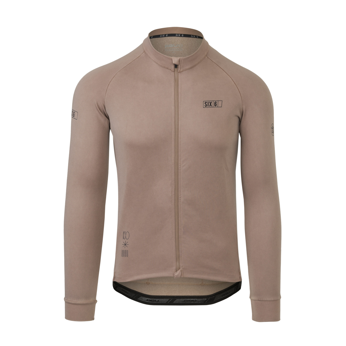 AGU Classic SIX6 Heren lange mouw fietsshirt - Brown
