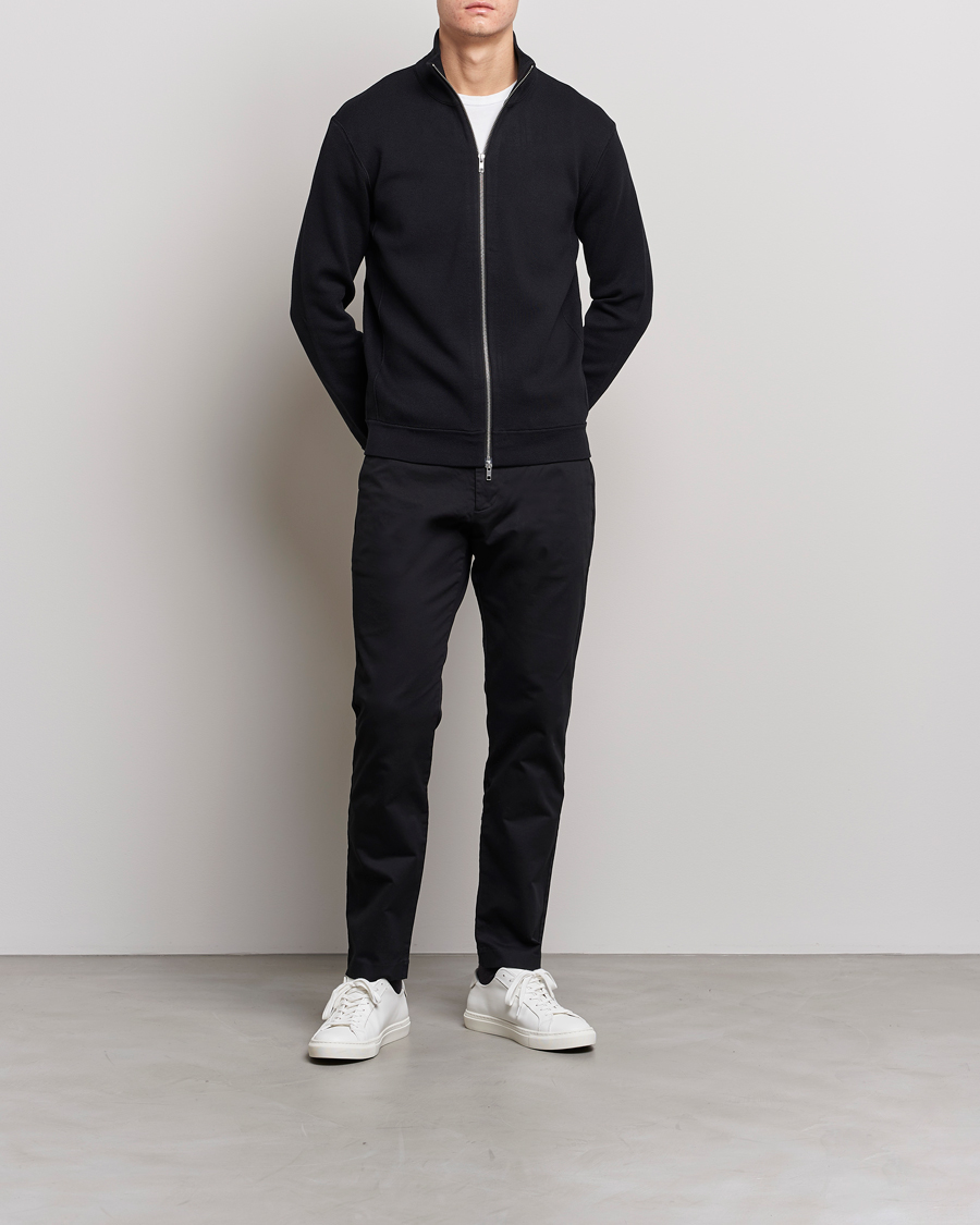 NN07 Theo Regular Fit Stretch Chinos Black