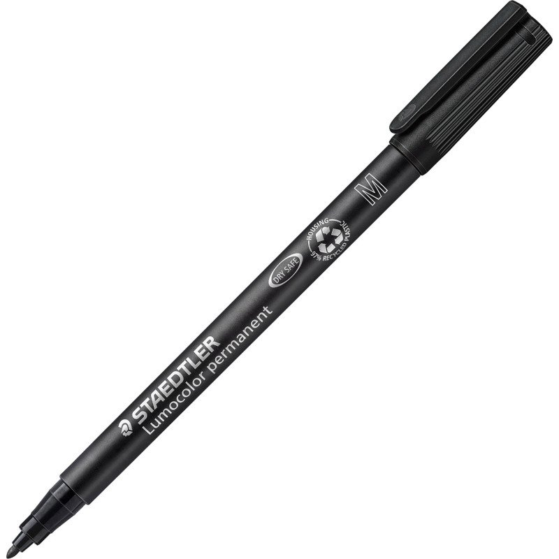 Stylo feutre Staedtler Lumocolor 317 M permanent pointe 1 mm - écriture moyenne