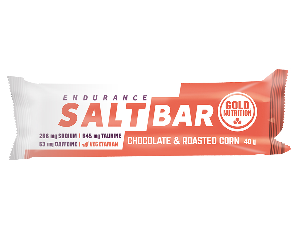 BARRA GOLDNUTRITION ENDURANCE SALT BAR CHOCOLATE E MILHO 40G