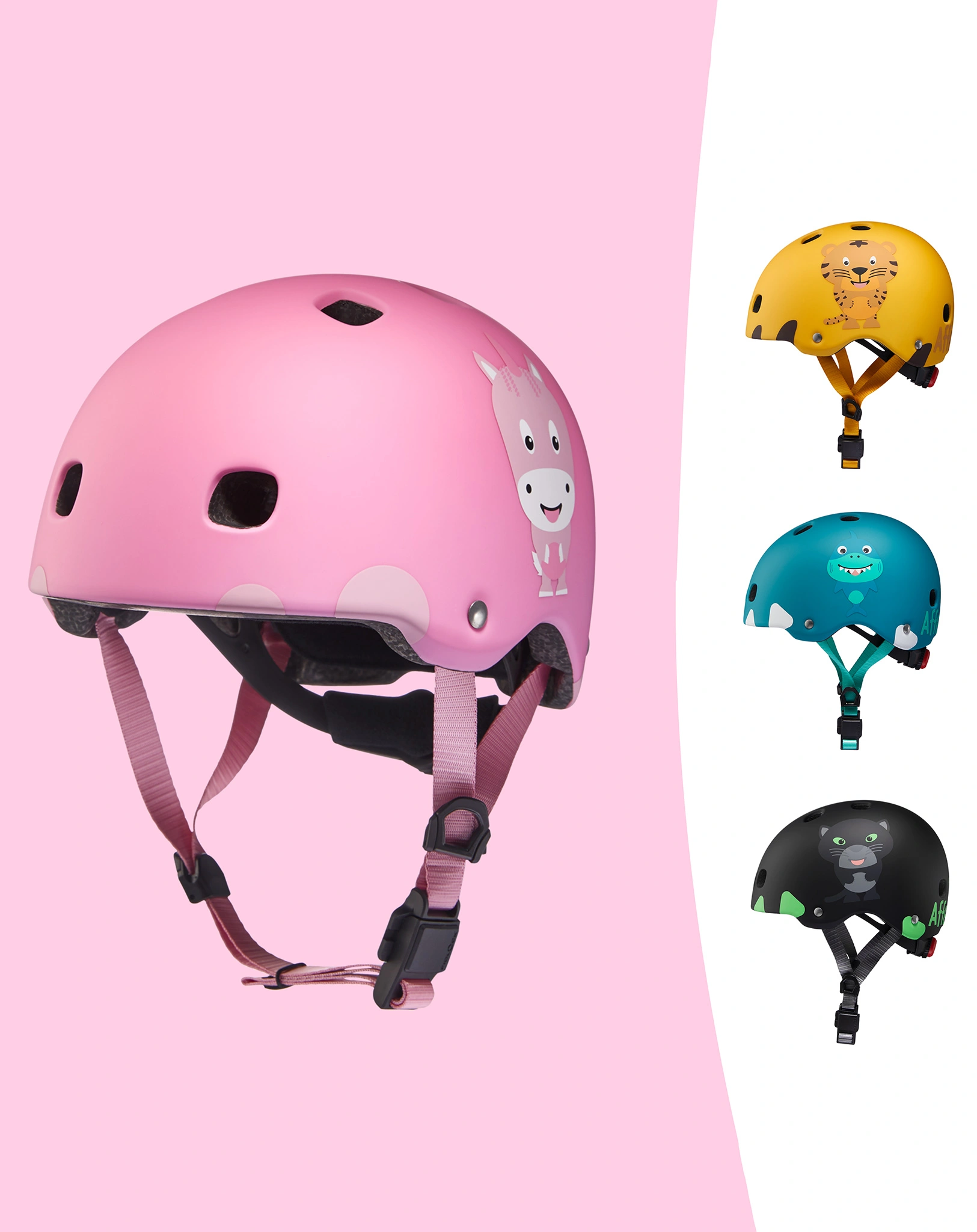 Helm EINHORN in rosa