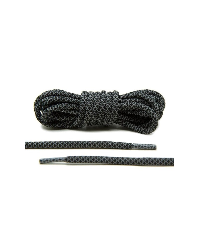 BLACK 3M REFLECTIVE ROPE LACES