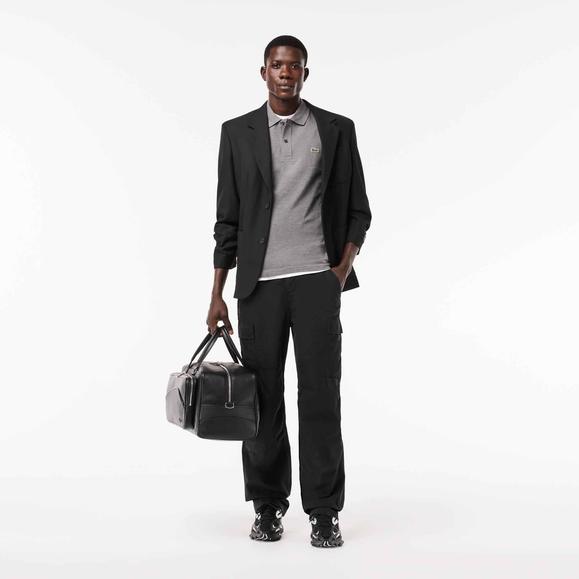Polo Original L.12.12 slim fit coton petit piqué Manches Courtes - Gris - Lacoste - Homme
