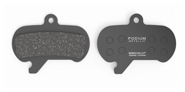 Paire de Plaquettes AMP Podium - SRAM Maven - Revêtement Ceramic/Métallique
