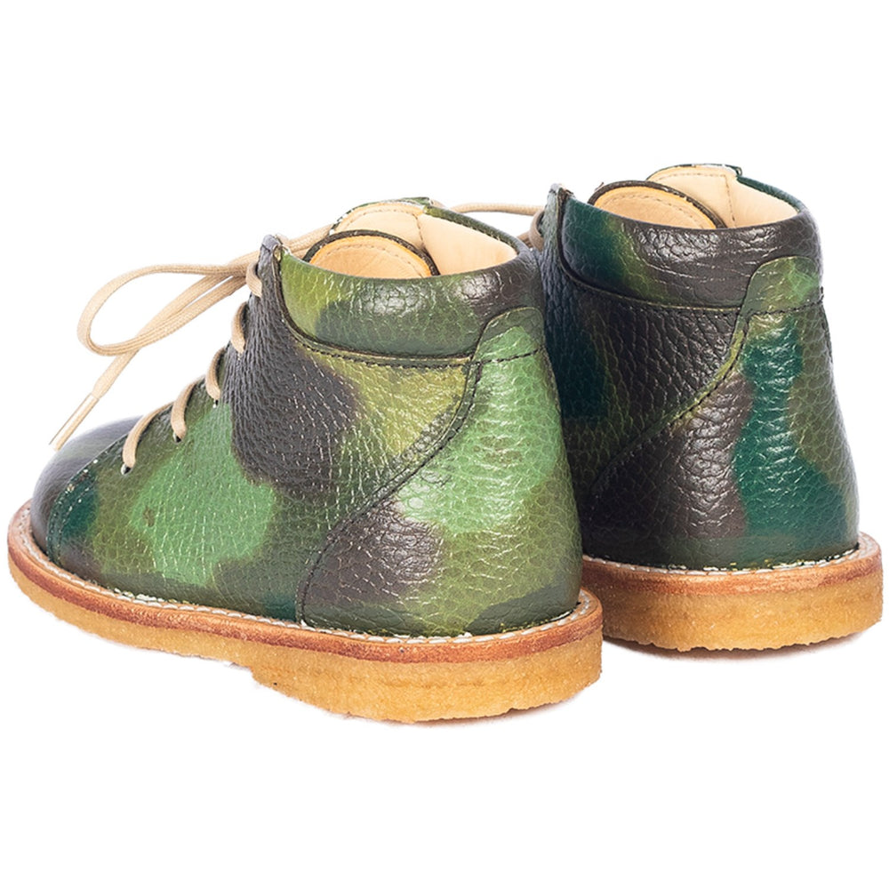 Køb Angulus Camo Print Klassisk Begynder Snøresko Med Print