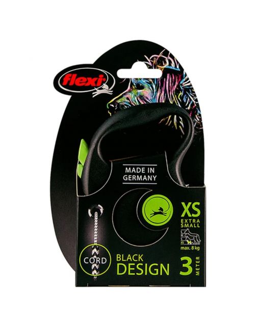Flexi Black Design Koord Xs 3 m - Hondenriem