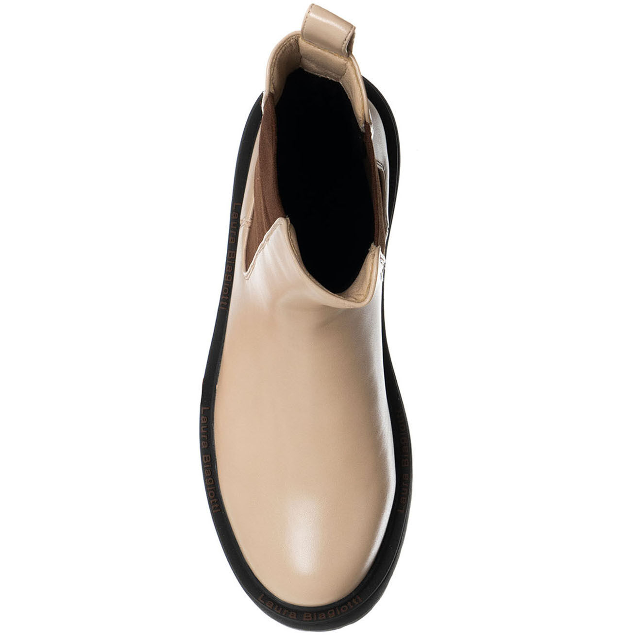 Laura Biagiotti Chelsea boots Ilaria beiges