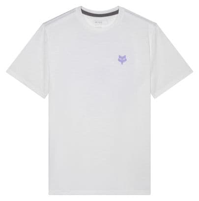 Maillot Manches Courtes Fox Frequency Tech Blanc