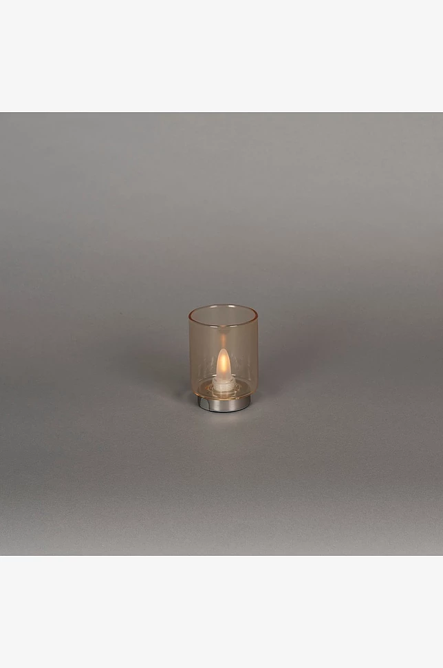 B/O Led-lys med glass 11 cm
