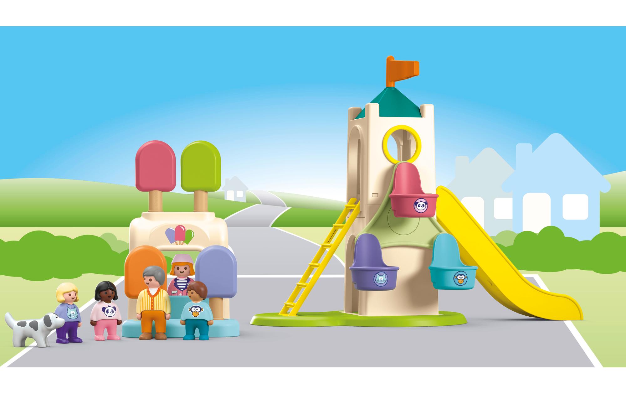 Junior Erlebnisturm mit Eisstand 71703Figuren-Set für Kinder