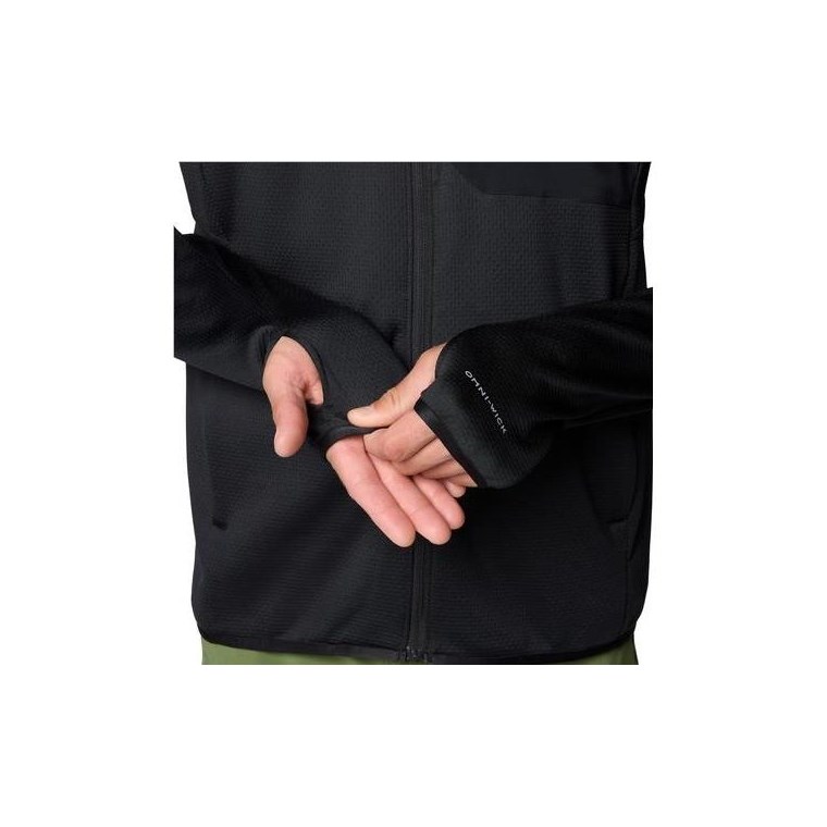 Columbia M Triple Canyon Grid Fleece FZ II Black