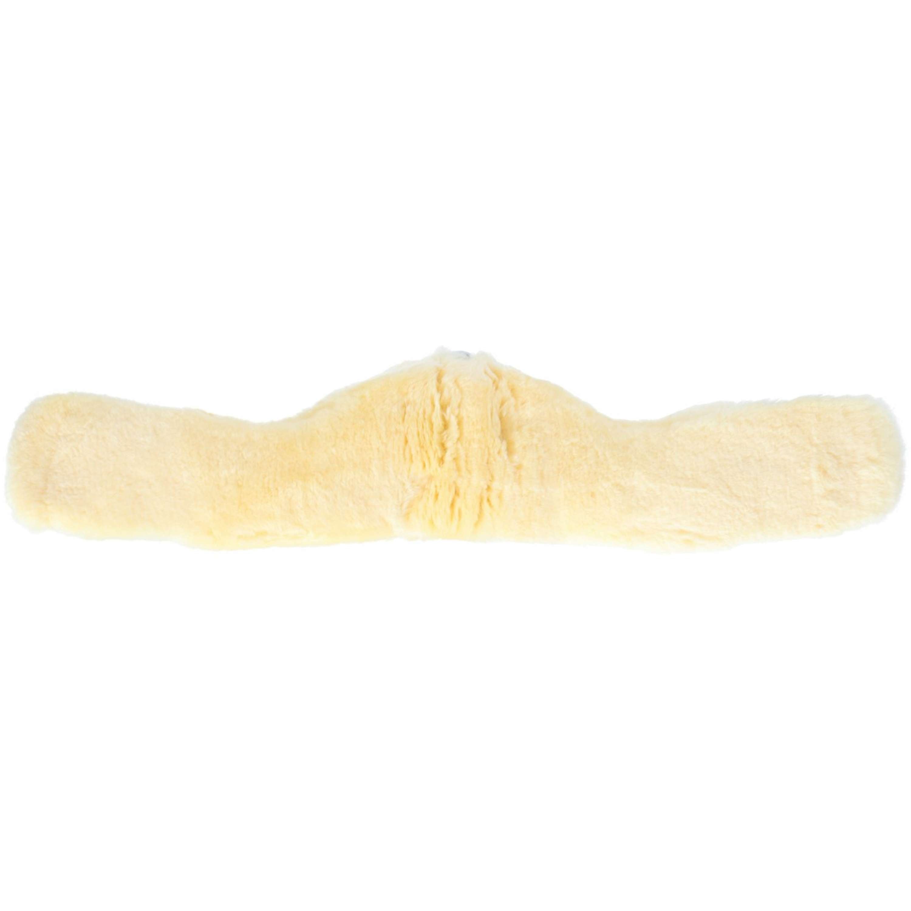 HKM Singel Lamsvel Zwart/Naturel