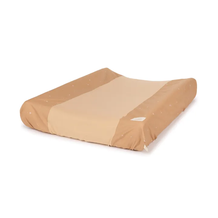 Nobodinoz Matelas à langer Stories en coton bio | Blush