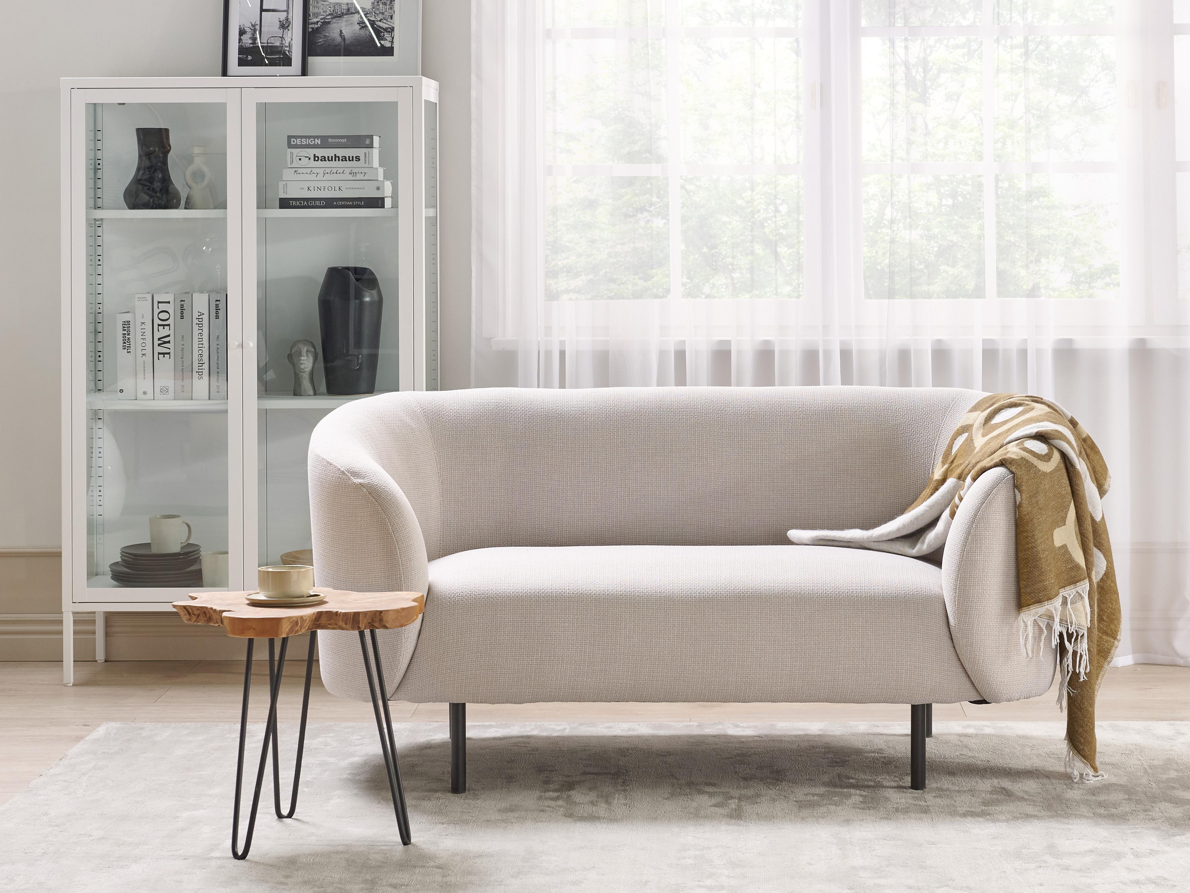 Bankenset 3-zits LOEN Stof Lichtbeige