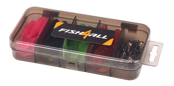 Fish4All Softbait Twister Kit 1 5.5cm (36 Pièces)
