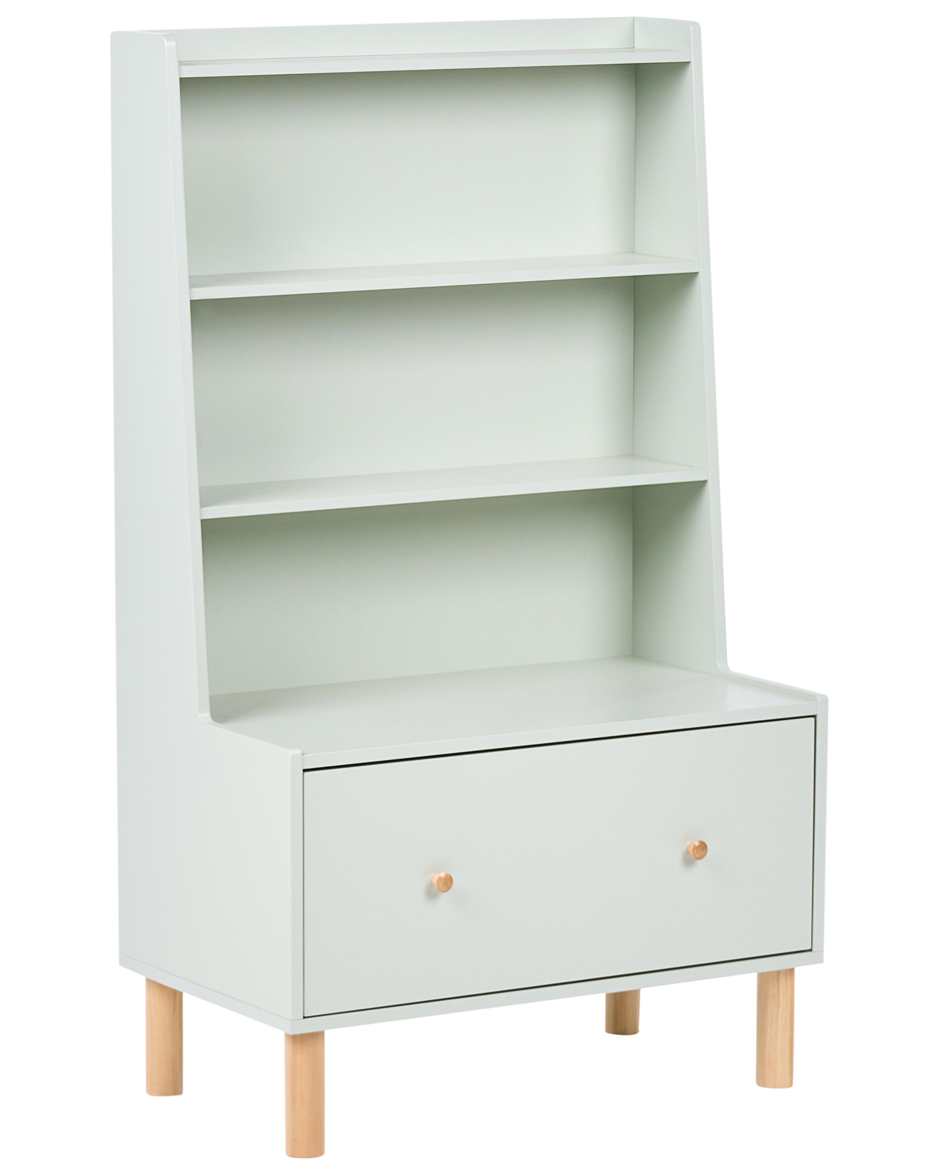 Boekenkast met 3 planken QUILPIE 120 cm Lichtgroen