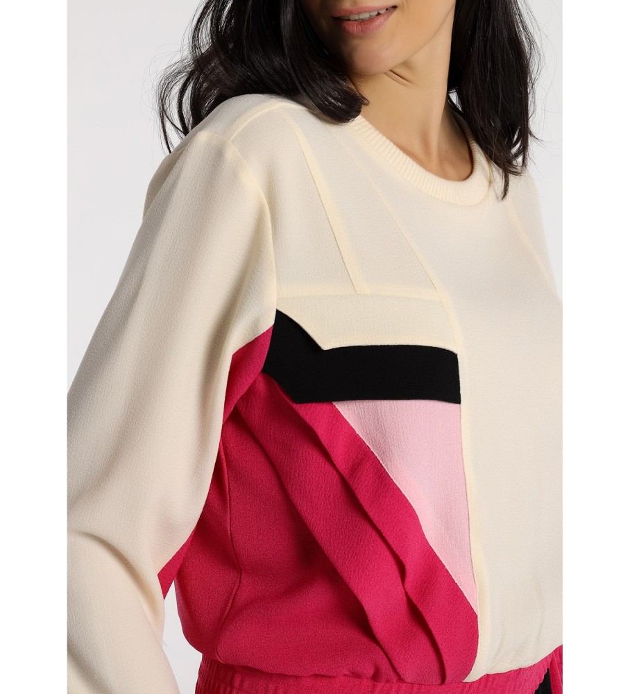 Victorio & Lucchino, V&L Sudadera 131634 Bege, Rosa