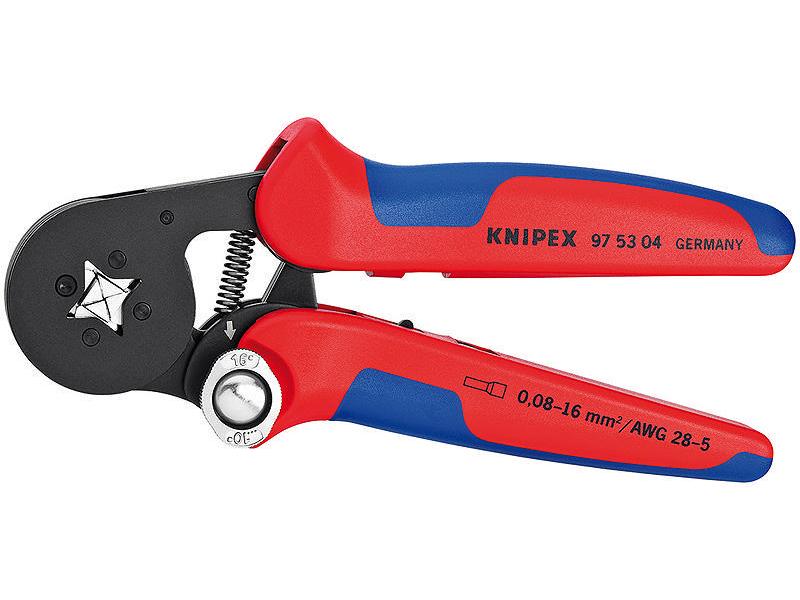 Knipex Crimpzange 180 mm selbsteinstellend Zum Verpressen von Aderendhülsen nach DIN 46228 Teil 1   4