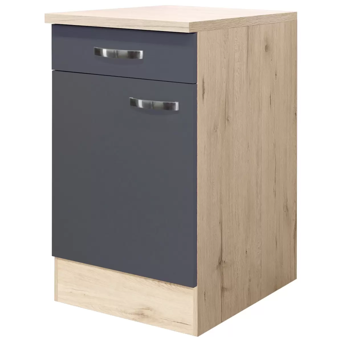 Küchenunterschrank Shadow grau,Eiche