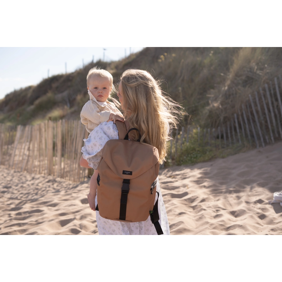 storksak Wickelrucksack ECO Toffee