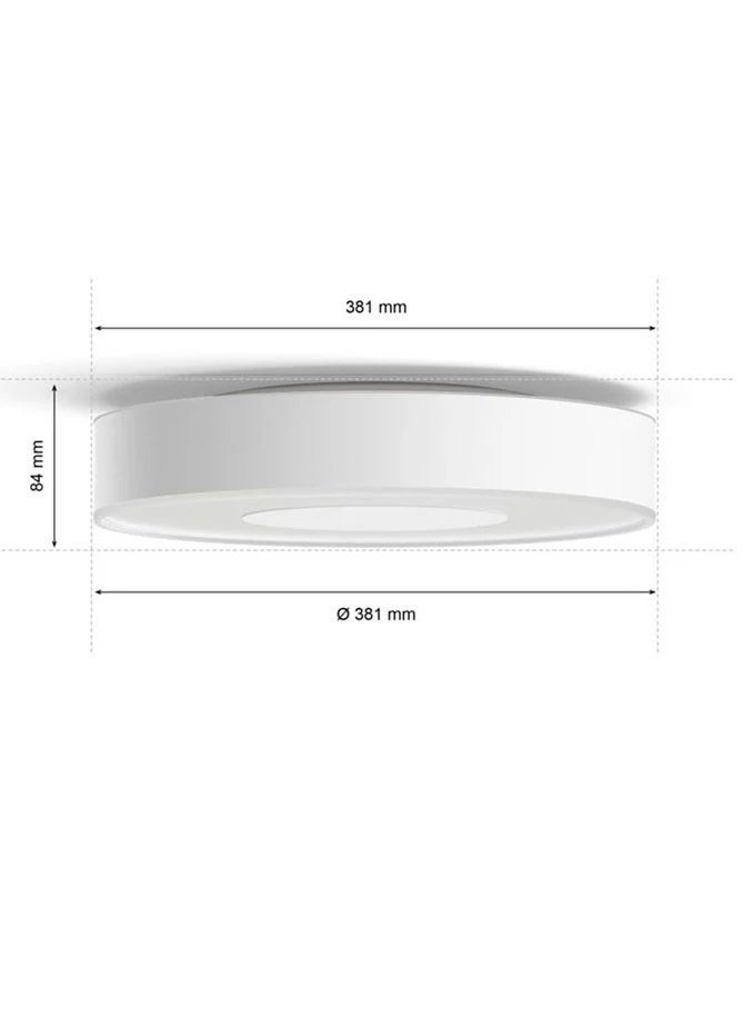 Philips Hue - Infuse Medium Ceiling Lamp 38cm - White & Color Ambiance
