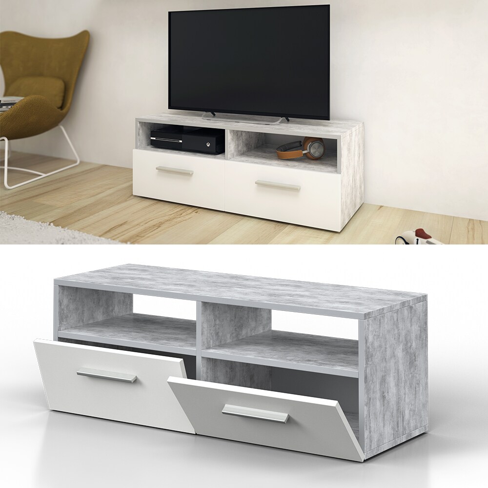 Vicco Lowboard Diego Fernsehschrank Sideboard TV FernsehtischBeton