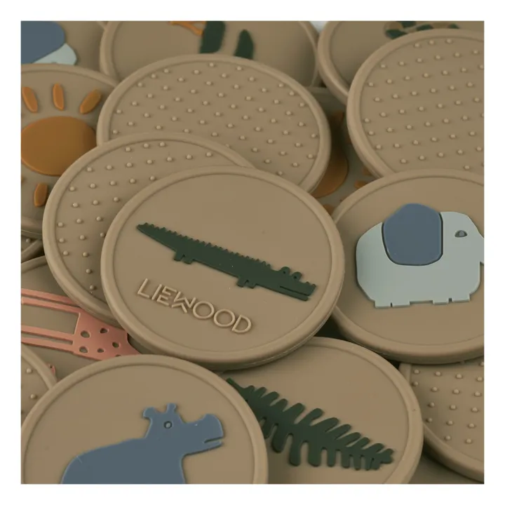 Liewood Jeu memory Easton en silicone | Brun