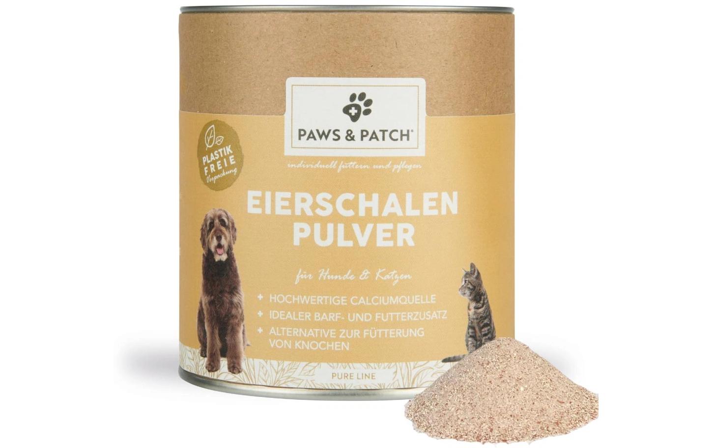 Hunde-Nahrungsergänzung Eierschalen Pulver 500 gEinzelfuttermittel für Hunde und Katzen