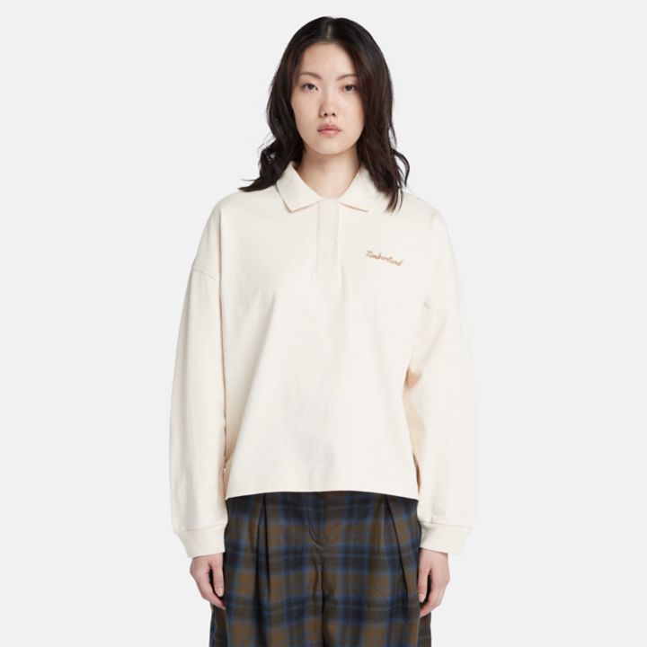 Moletom Polo Feminino Branco
